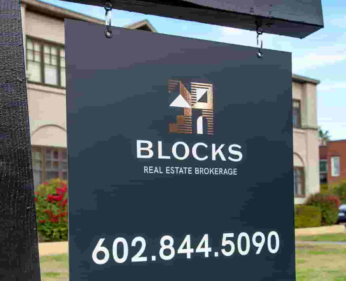 Blocks Brokerage For Sale Sign